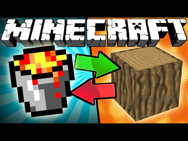 If Lava and Wood Switched Places - Minecraft