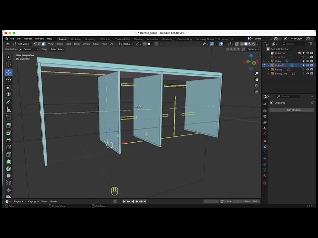 How to make Kitchen Cabinet Part 1 #freestor #blender #3dmodelingsoftware #3danimation
