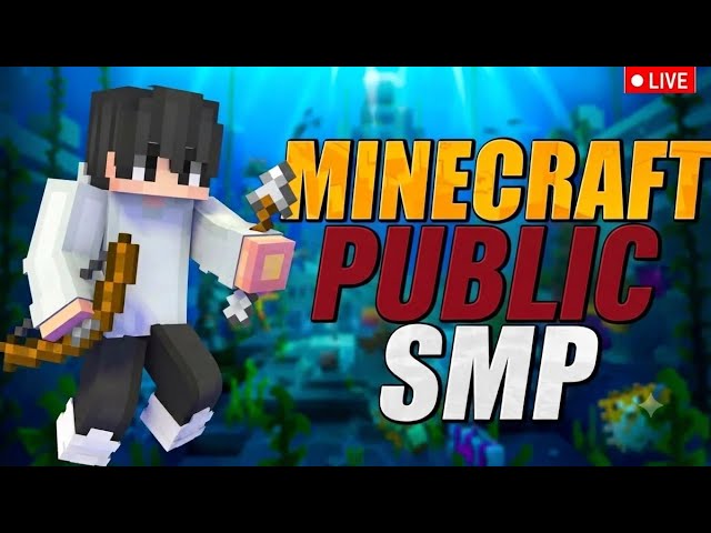 Minecraft Public Survival SMP Live | 24/7 Public Server | Java + PE #minecraft #minecraftlive