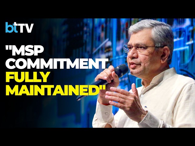 MSP: ‘Cost Plus 50%’ Principle Fully Maintained, Says Ashwini Vaishnaw