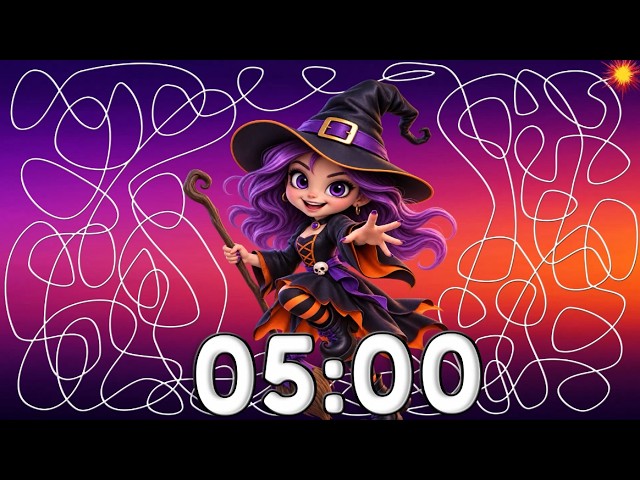 5 Minute Halloween Timer  Magical Witch Bomb