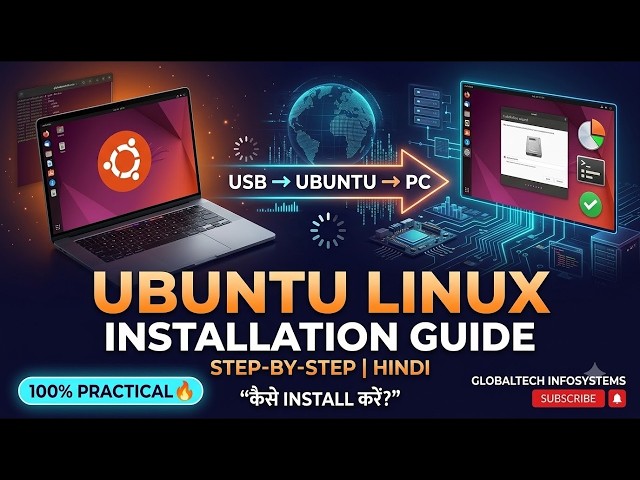 Ubuntu Linux Installation in Hindi   Step by Step Complete Practical Guide 2026