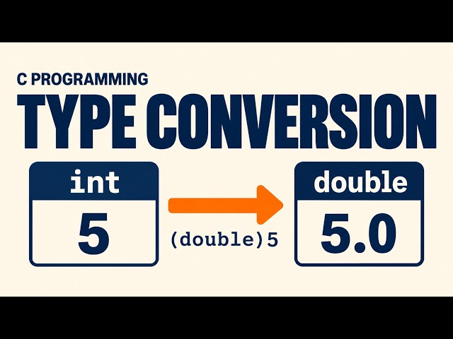 Type Conversion in C Explained | Implicit Conversion, Explicit Conversion & Type Casting