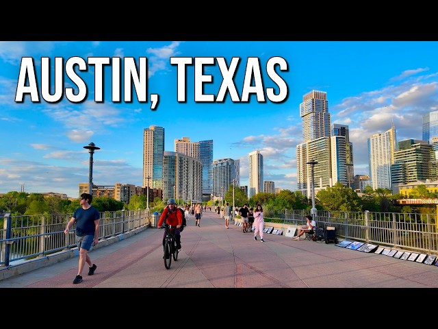 Austin, Texas 4K Walking Tour 🇺🇸 Sunset & Evening Walk in Downtown Austin