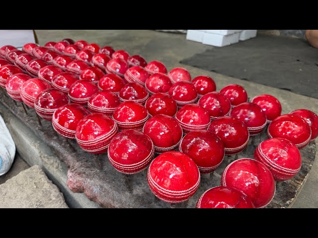 IPL Cricket Leather ball Making 
