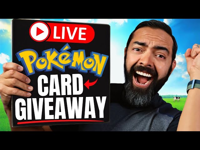 🔴 Giving Away Pokemon Cards LIVE to subs! (MONDAY MADNESS!)