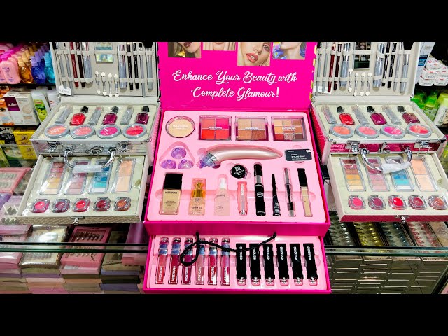 New Latest Design Makeup Kit Collection | Big Makeup Vanity Unboxing Review || Miss Young Makeup box