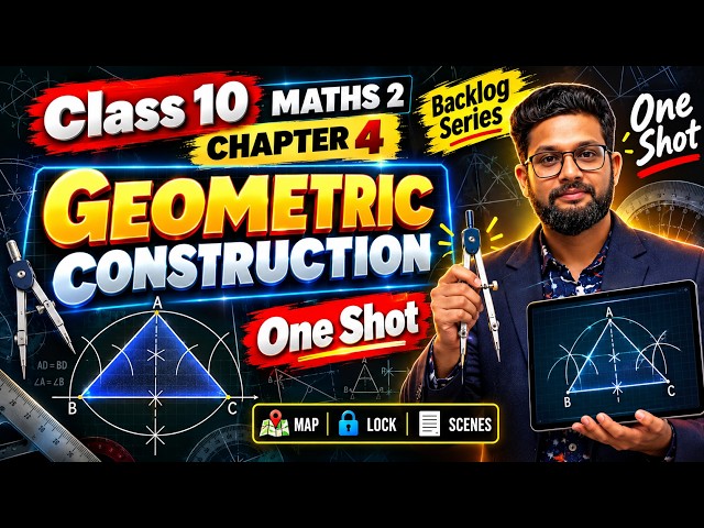10th Maths 2 | Chapter 4 | Geometric Construction| One Shot | Backlog Series | JR Tutorials |