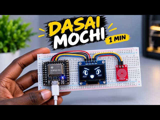 I Built a DASAI MOCHI in 1 Minute 🤯 | ESP32-C3 + OLED