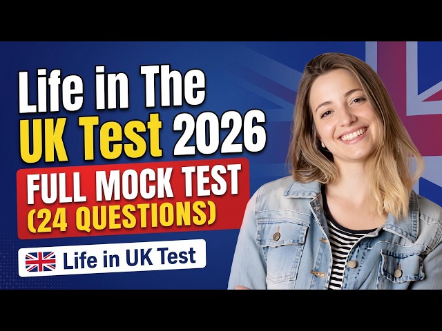 Life in The UK Test 2026 | FULL Mock Test (24 Questions) 🇬🇧 Life in UK Test