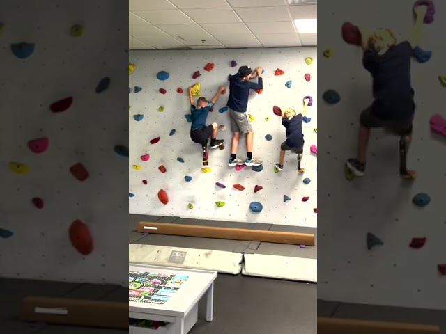Dylan and Max, BK amputees