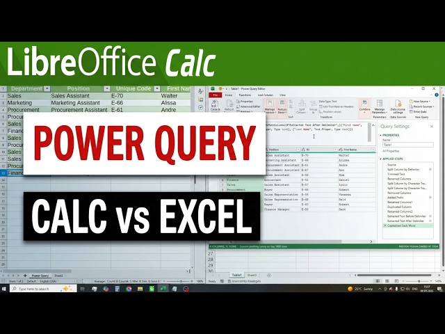 Power Query in LibreOffice Calc