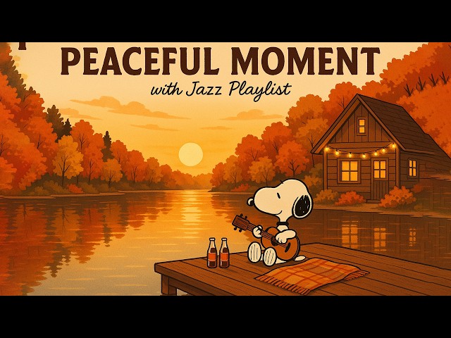 Chill Jazz Time with Snoopy ☀️ Background Music for Focus & Flow