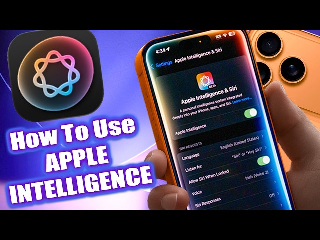 How to Use Apple Intelligence on iPhone 17 Pro Max & iPhone Air Tutorial (AI)