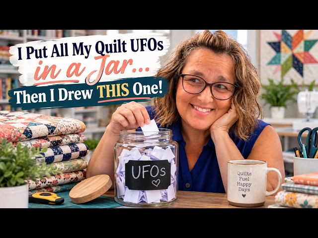 I Put All My Quilt UFOs in a Jar… Then I Drew THIS One