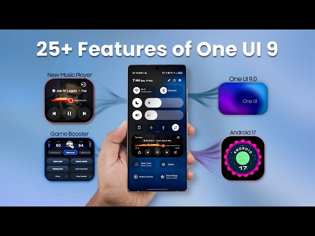 25+ Features of One UI 9 ft. Samsung Galaxy S25 Ultra - Tips and Tricks | TechRJ