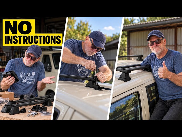 Fitting a Roof Rack on My VW T4 Camper Van With No Instructions