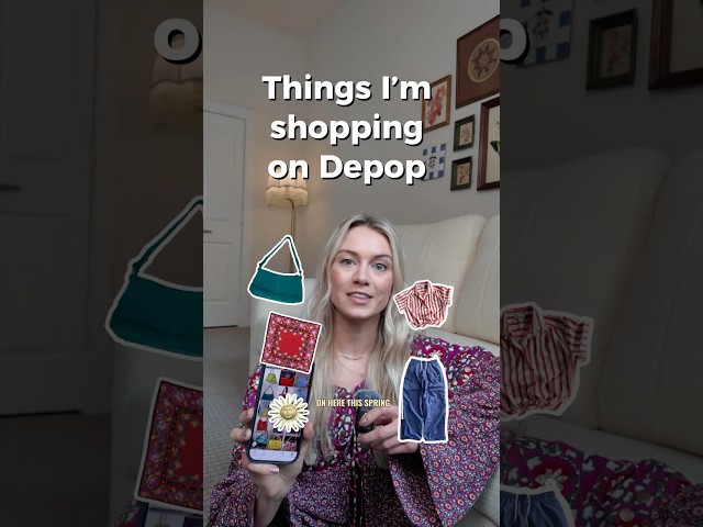 Things I’m shopping on Depop this spring 🌸👜