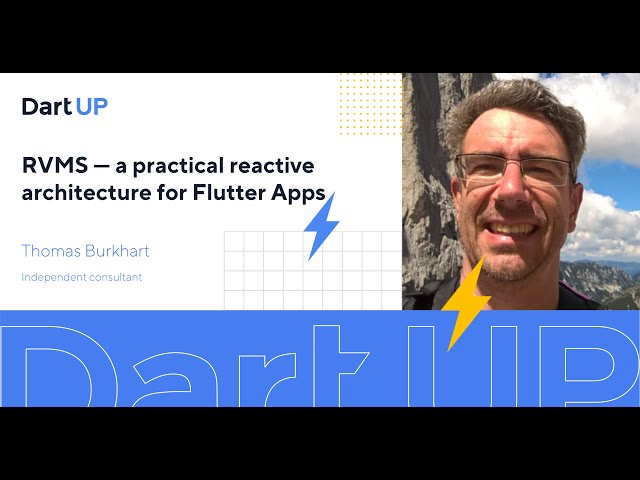 RVMS — a practical reactive architecture for Flutter Apps — Thomas Burkhart