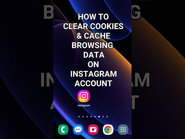 How To Clear Cookies & Cache Browsing Data on Instagram Account #instagramtutorial #tutorial #how