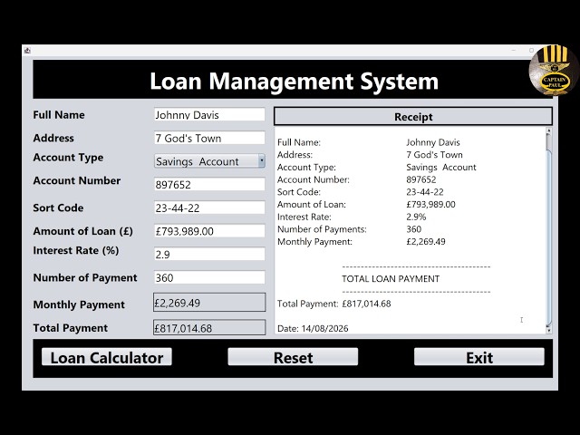 How to Create a Java Loan Management System in NetBeans Java Swing GUI Application - Full Tutorial