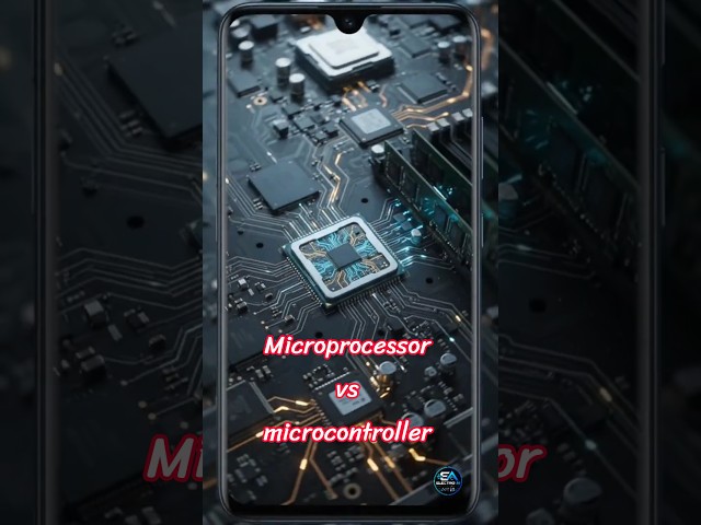 🤖 Microcontroller vs Microprocessor | What's the Difference? ⚡ Embedded Systems