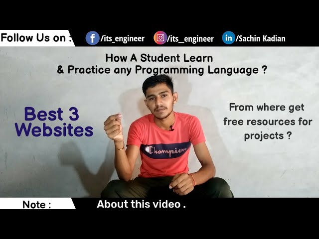 How Student can Learn Coding using this || Free Project Based learning websites || Sachin Kadian