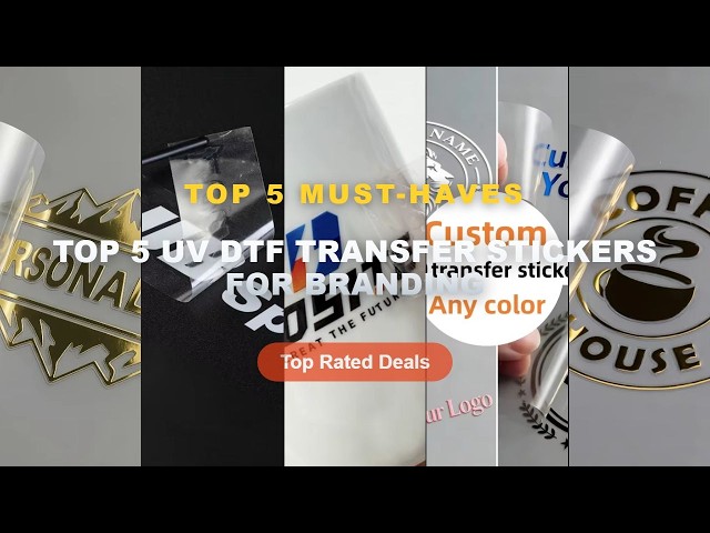 Best Top 5 UV DTF Transfer Stickers For Branding on AliExpress | Review - 100PCS Custom Transfer 3D