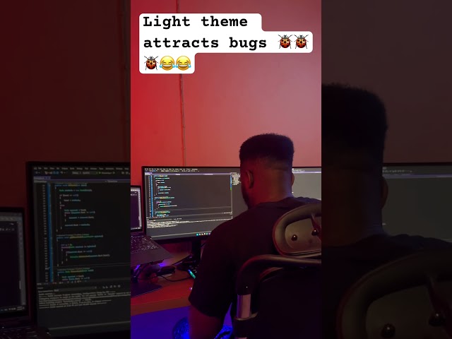 Light or Dark theme, which do you prefer?  🐞🐞🐞🐞🐞🤓🤓🤓🤓🤓 #bugs