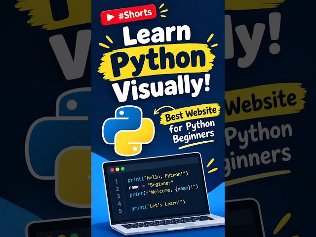Best Website to Learn Python: Learn Python Visually | Python Basics | Coding #python #learnpython