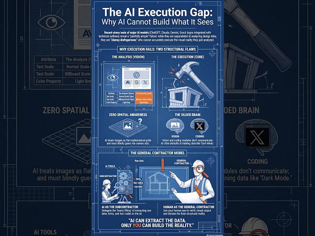 The AI Execution Gap: Why AI Cannot Build What It Sees