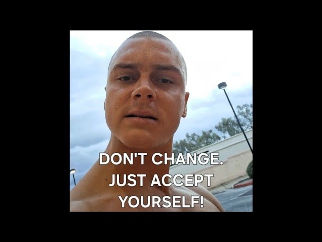 DON'T CHANGE. JUST ACCEPT YOURSELF❗️