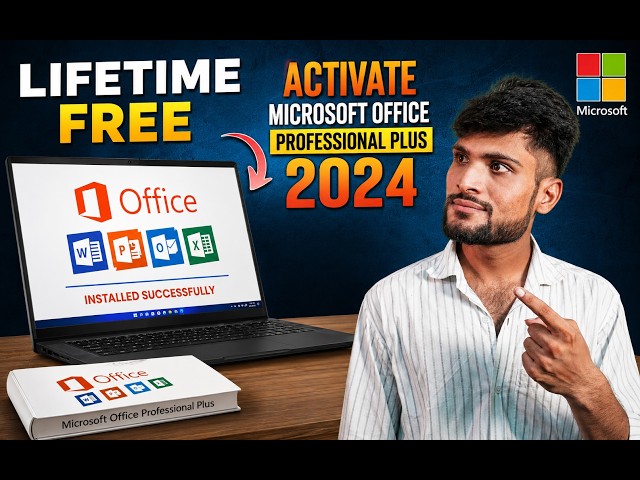 How to Activate Office 2024 Pro Plus | Lifetime Activation for Word, Excel & PowerPoint
