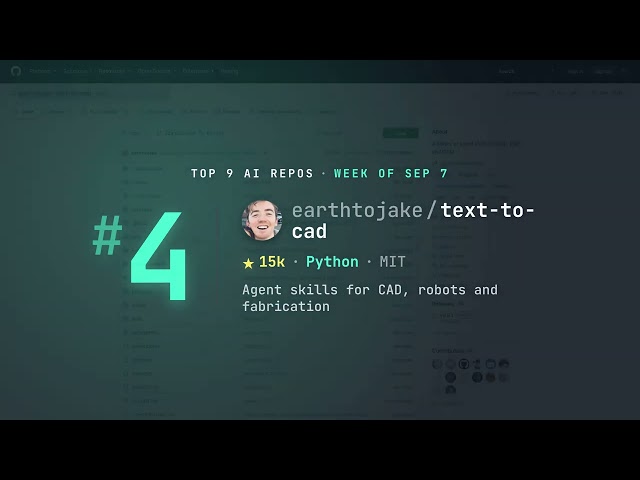 Top 9 AI GitHub Repos This Week — Week of Sep 7