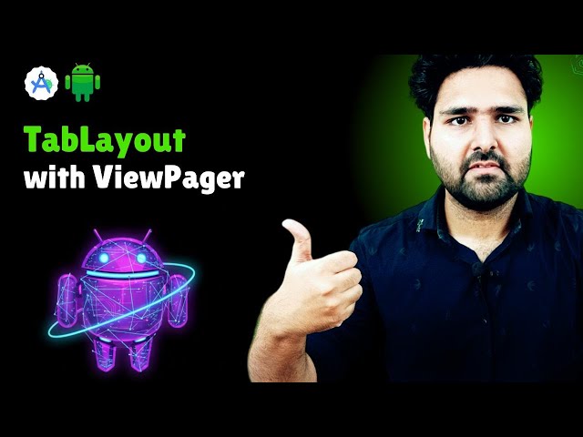 🔥How to Create TabLayout with ViewPager in Android | Complete Hindi Tutorial