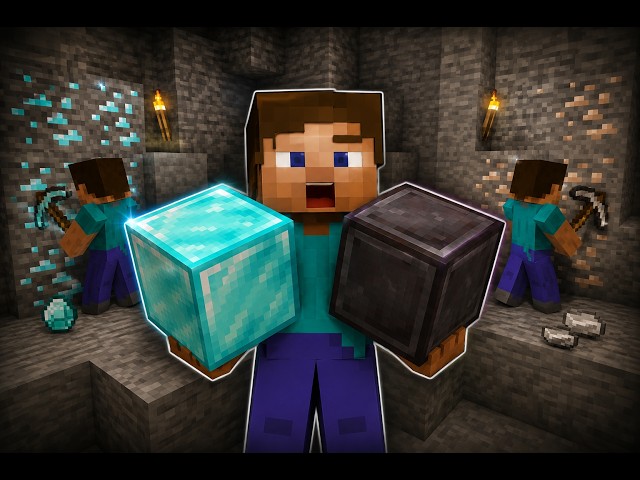 Collecting Minecraft blocks to win!