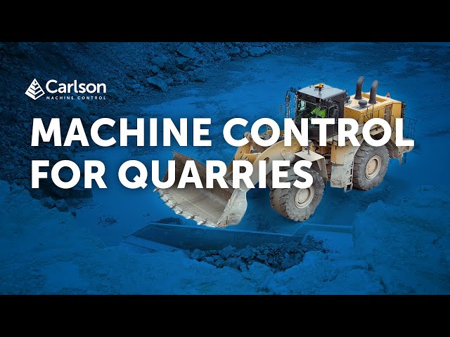 Machine Control for Quarries