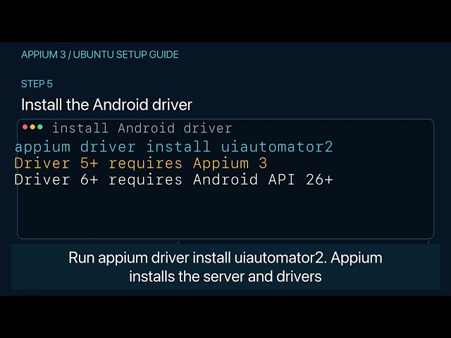 Appium 3 on Ubuntu: Android Setup Guide