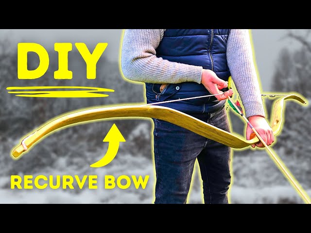 Unique Recurve Bow Made from a Tree