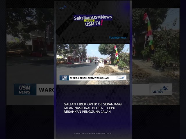 Residents Concerned Over Fiber Optic Excavation Activities #usmnews #usmtv #fiberopticexcavation ...