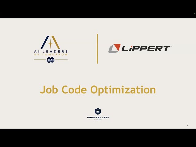 Lippert   Job Code Optimization