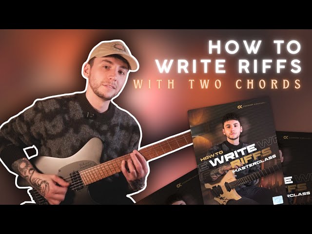 HOW to write riffs starting with chords