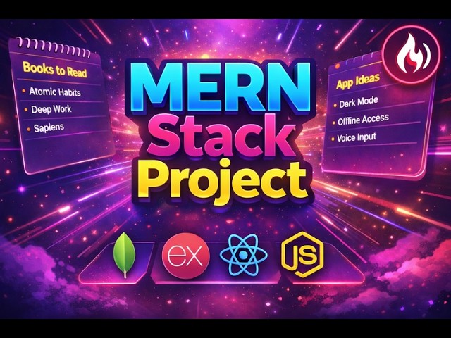 Build & Deploy a MERN Stack App (Full Tutorial) | React + Node + MongoDB | video from FreeCodeCamp❤