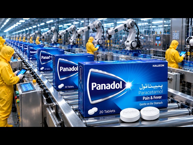 Inside Massive Pharma Factory: How Panadol Is Made From Scratch! 🏭🔬