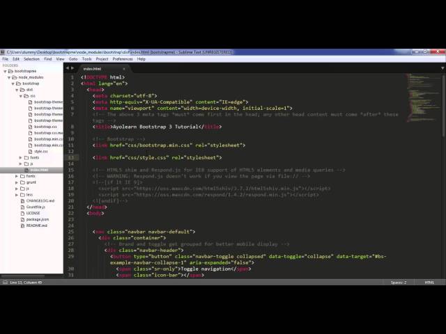 Customize Navbar Bootstrap Tutorial