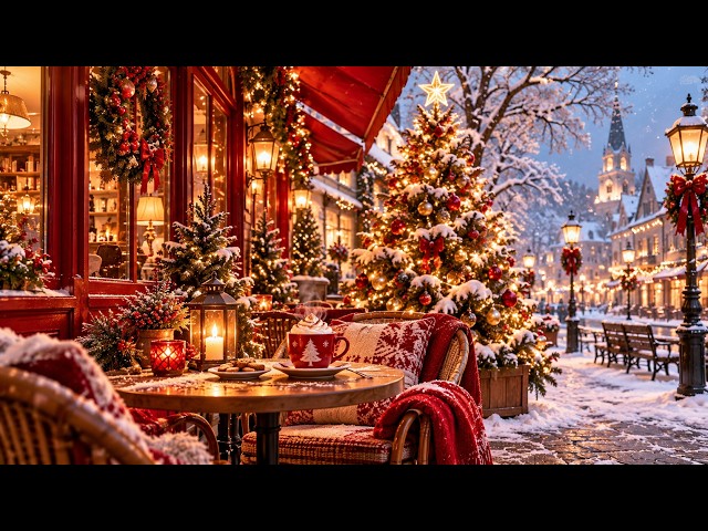 Christmas Jazz Instrumental by the Fireplace | Smooth Holiday Jazz for Studying & Working