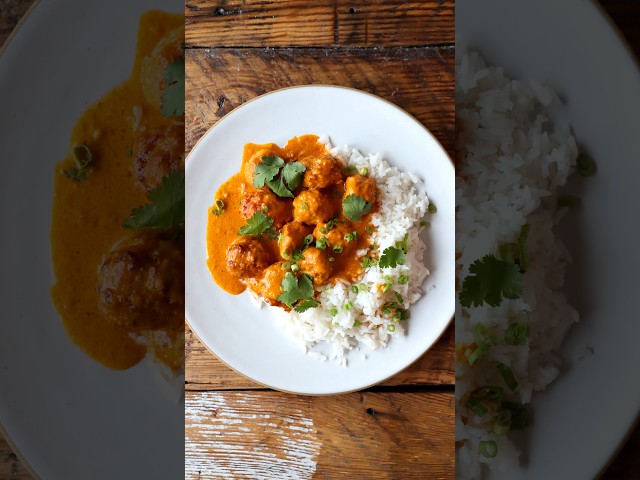 Butter Chicken Meatballs ✌🏼