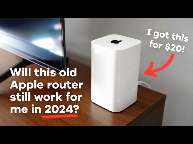 Can I use an old $20 Apple wifi router for my home in 2024?