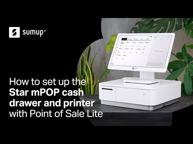 How to set up the Star mPOP cash drawer and printer with Point of Sale Lite | SumUp