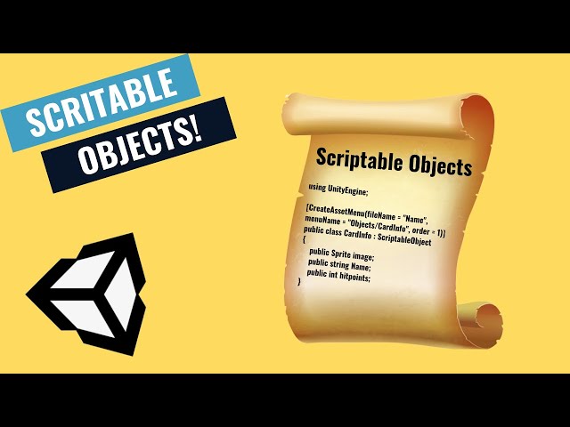 Scriptable Object Basics - Unity Coding